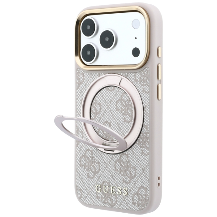 Guess - Guess Mobilskal För iPhone 18 Pro Max/17 Pro Max Magsafe Ringstativ 360 4G