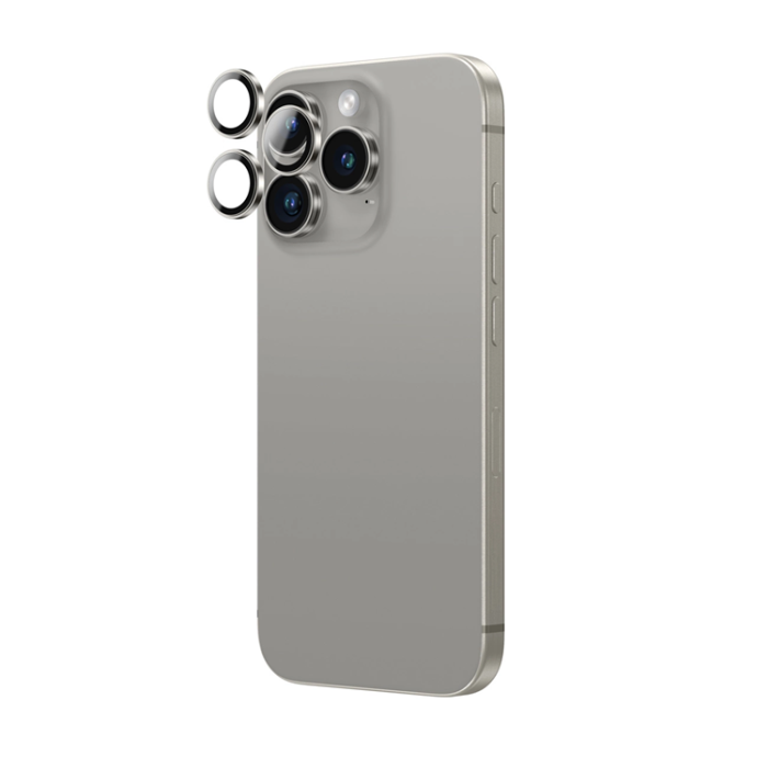 AmazingThing - AmazingThing iPhone 16 Pro/16 Pro Max Härdat Glas Kameralinsskydd