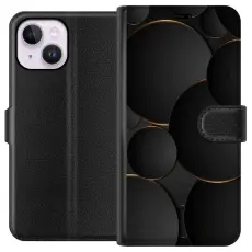 Gustaf - Pl&aring;nboksfodral till Apple iPhone 14 Plus med Lyxig Cirklar