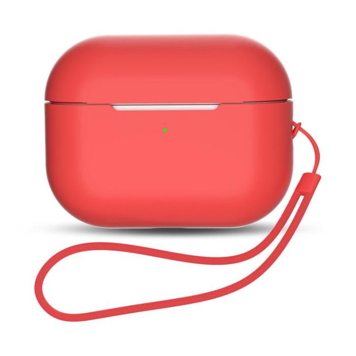 OEM - AirPods Pro 2/AirPods Pro 1 Skal Silikon - Röd