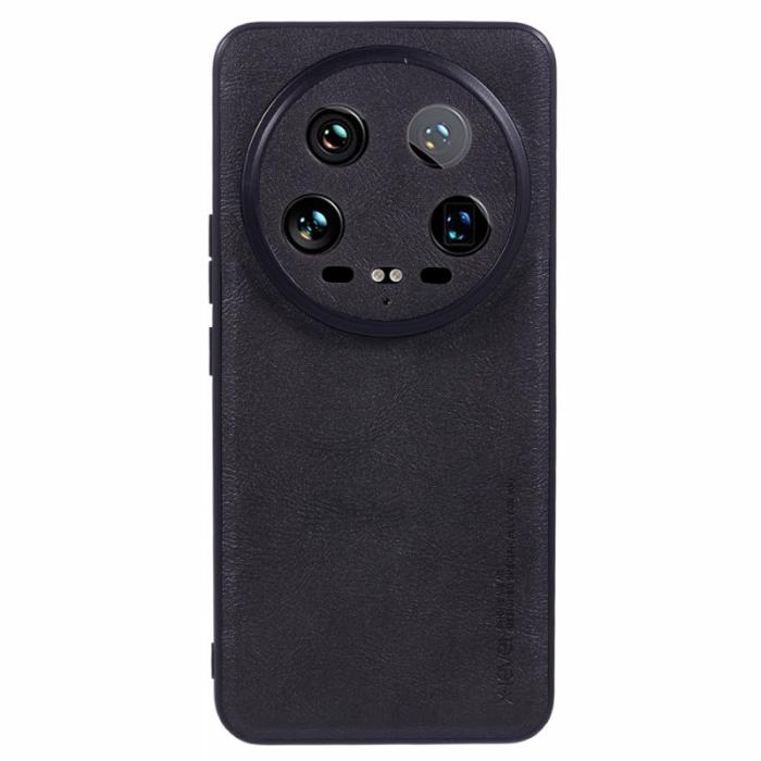 X-Level - X-LEVEL Bojue-3 Mobilskal till Xiaomi 14 Ultra PU Läder Hybrid Svart