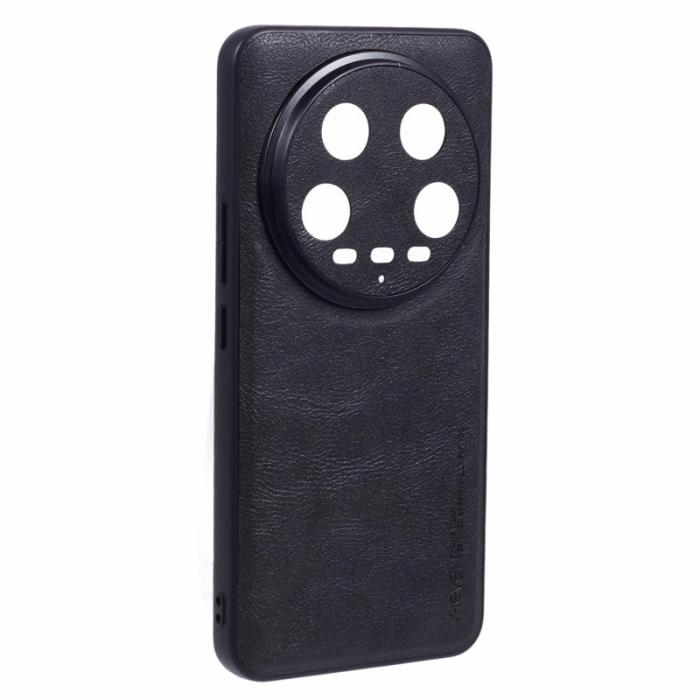 X-Level - X-LEVEL Bojue-3 Mobilskal till Xiaomi 14 Ultra PU Läder Hybrid Svart