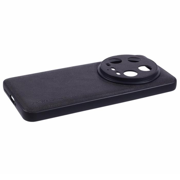 X-Level - X-LEVEL Bojue-3 Mobilskal till Xiaomi 14 Ultra PU Läder Hybrid Svart