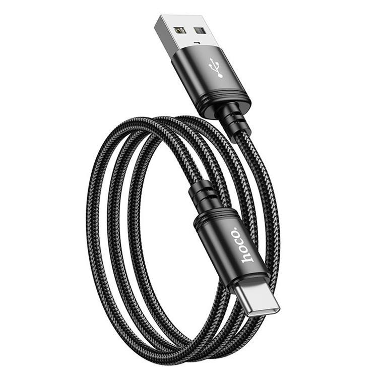 Hoco USB-A till USB-C 1m 3A Kabel X89 - Svart | 3541 | AlltMobil