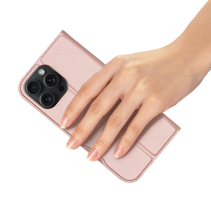 Dux Duci - Dux Ducis iPhone 16 Pro Max Plånboksfodral Skin Pro - Rosa