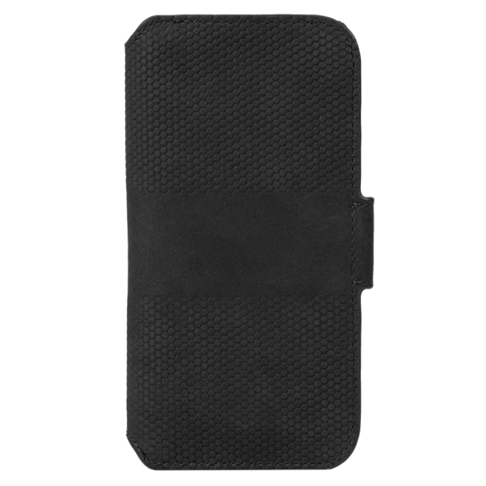 UTGATT1 - Krusell iPhone 13 Plånboksfodral Äkta Läder - Svart