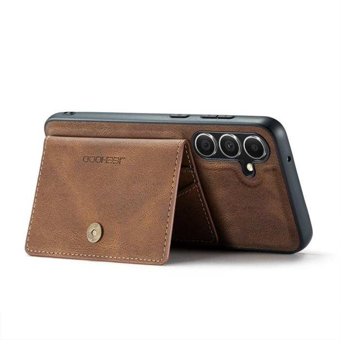 JEEHOOD - JEEHOOD Samsung Galaxy S23 FE Fodral Retro KonstLäder - Brun