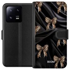 iSecrets - Pl&aring;nboksfodral till Xiaomi 13 Pro med Leopard Bow