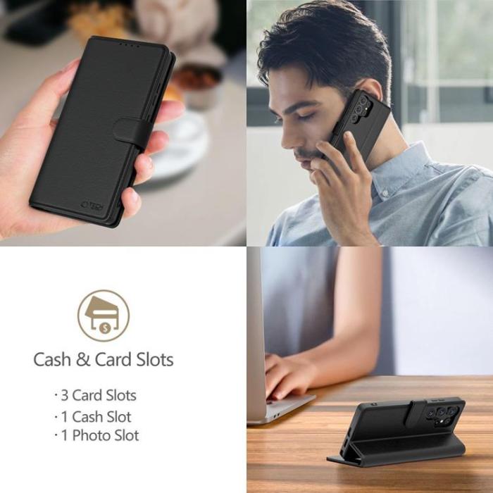 Tech-Protect - Tech-Protect Xiaomi Redmi Note 14 5G Plånboksfodral - Svart