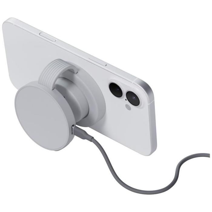ENERGEA - Energea 3in1 MagSafe Trådlös Laddare iPhone Watch AirPods Bazic - Grå