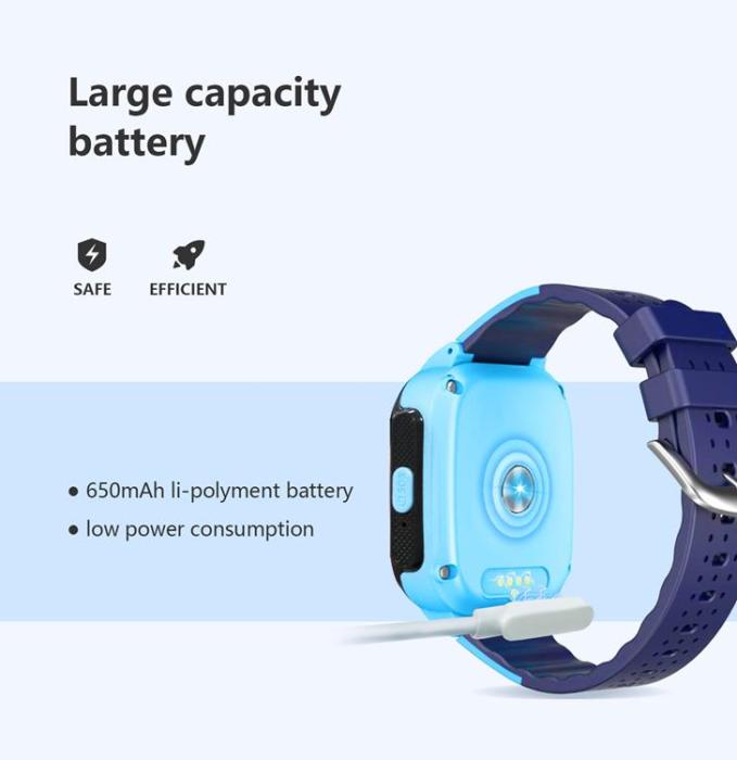 A-One Brand - Smartwatch För Barn GPS Klocka Vattentät 4G - Blå