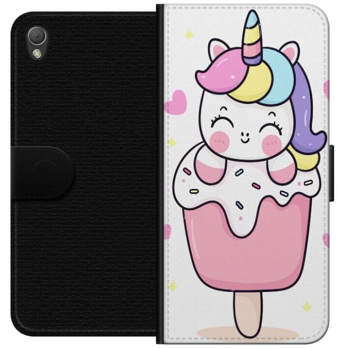 iSecrets - Plånboksfodral till Sony Xperia Z3 med Glad enhörning