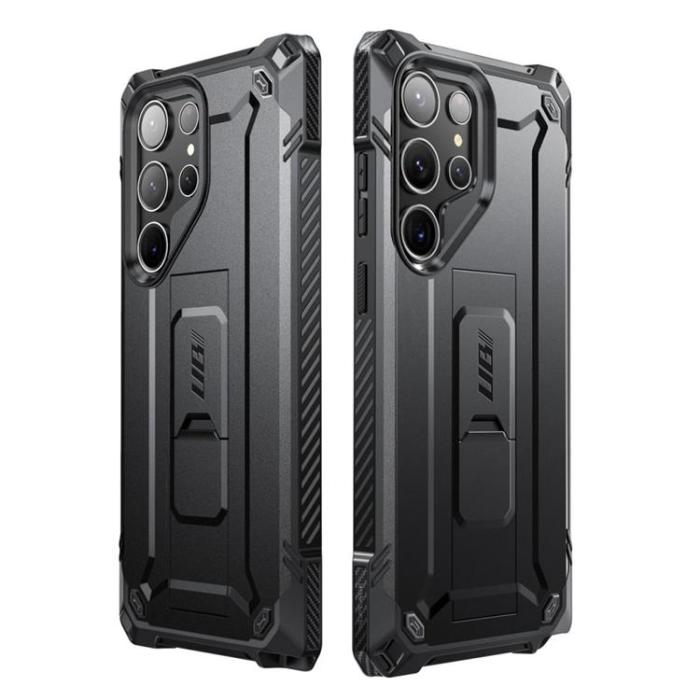 UTGATT - SupCase Galaxy S23 Ultra Skal Unicorn Beetle - Svart