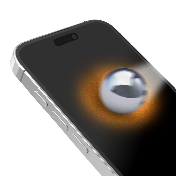 SBS - SBS iPhone 14 Pro Härdat Glas Skärmskydd D30 - Svart