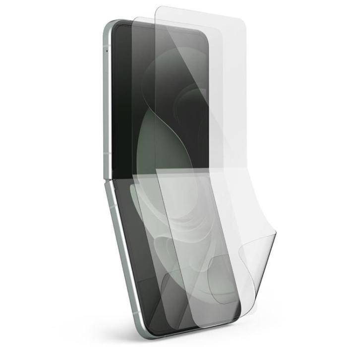 Ringke - Ringke Galaxy Z Flip 5 Härdat Glas Skärmskydd Dual Easy Set
