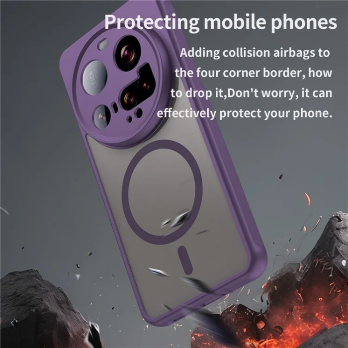A-One Brand - Xiaomi 15 Ultra Mobilskal MagSafe Anti Drop - Lila