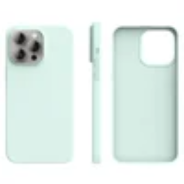 A-One Brand - iPhone 15 Pro Max Mobilskal Ultra Thin Silikon - Ljusgrön