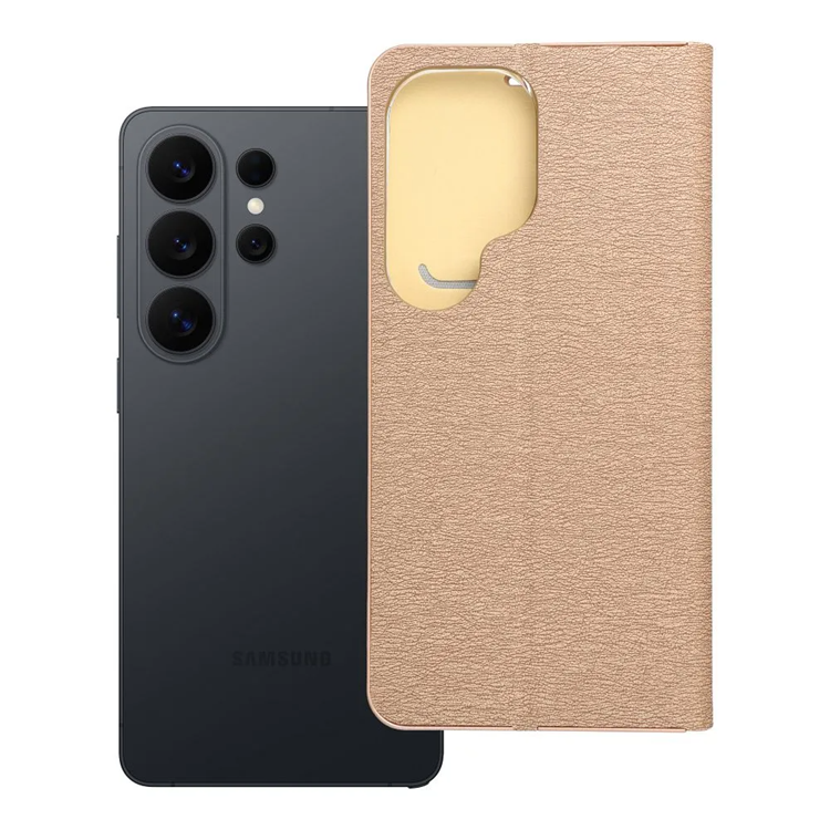 Plånboksfodral För Galaxy S26 Ultra Luna - Guld | 2353 | AlltMobil