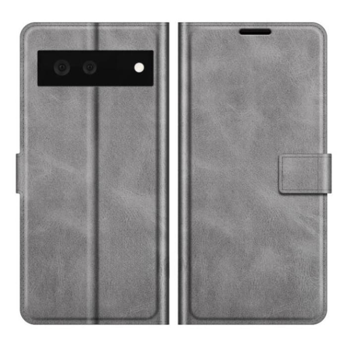 A-One Brand - Google Pixel 7 Plånboksfodral Drop-Proof PU Läder - Grå
