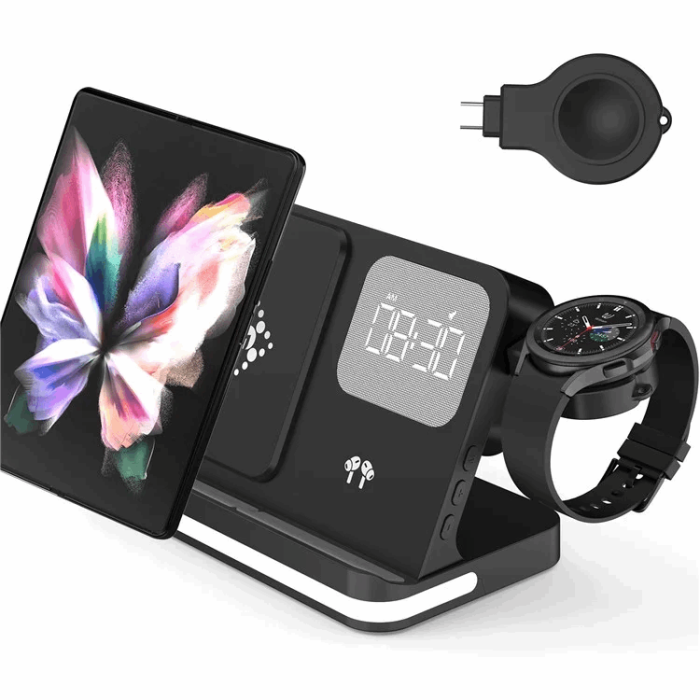OEM - 3-in-1 Trådlös Laddare 15W Samsung Galaxy - Buds - Watch -