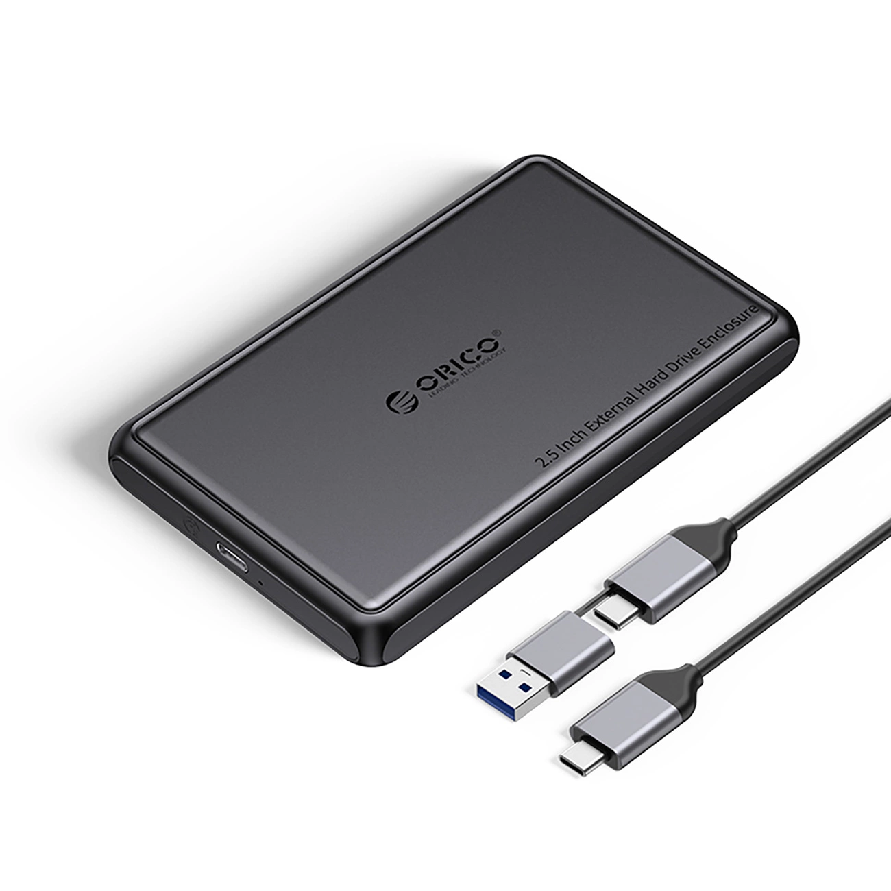 Orico Diskenhet 2.5"""" HDD/SSD USB-C 5Gb/s DDL25-C3 - Svart | 505767 | AlltMobil