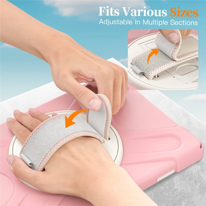 A-One Brand - Galaxy Tab A11 Plus Skal Kickstand Silikon Axelrem