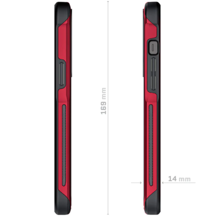 Ghostek - Ghostek Atomic Slim MagSafe Skal iPhone 13 Pro - Röd