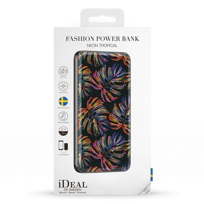 UTGATT5 - iDeal of Sweden Fashion Powerbank 5000Mah - Neon Tropical