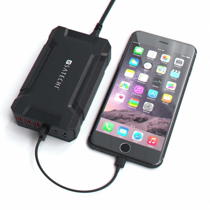 UTGATT5 - Satechi 60W 6-Port Multi-Port USB Desktop Charging Station