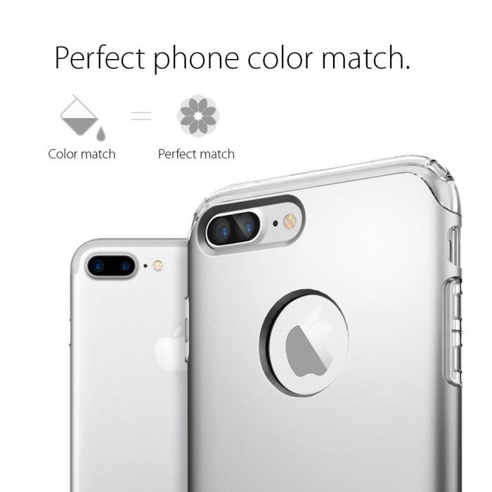 Spigen - Spigen Hybrid Armor Skal till iPhone 7 Plus - Gunmetal