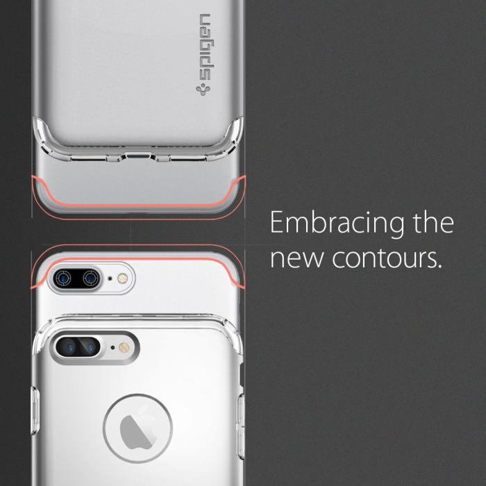 Spigen - Spigen Hybrid Armor Skal till iPhone 7 Plus - Gunmetal