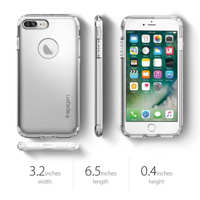 Spigen - Spigen Hybrid Armor Skal till iPhone 7 Plus - Gunmetal