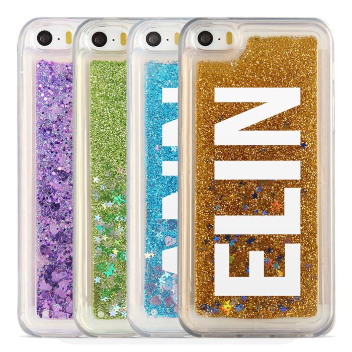 UTGATT5 - Designa själv glitter skal till Apple iPhone 5/5S/SE
