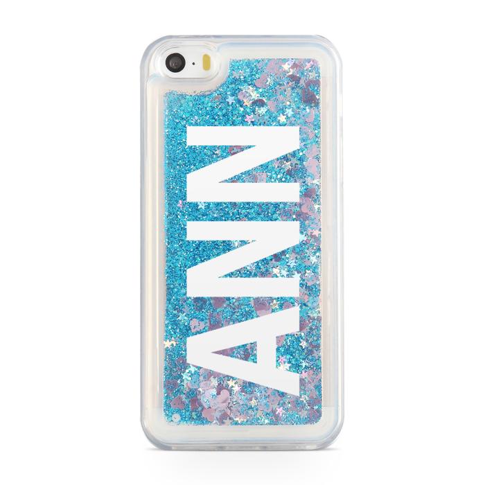 UTGATT5 - Designa själv glitter skal till Apple iPhone 5/5S/SE
