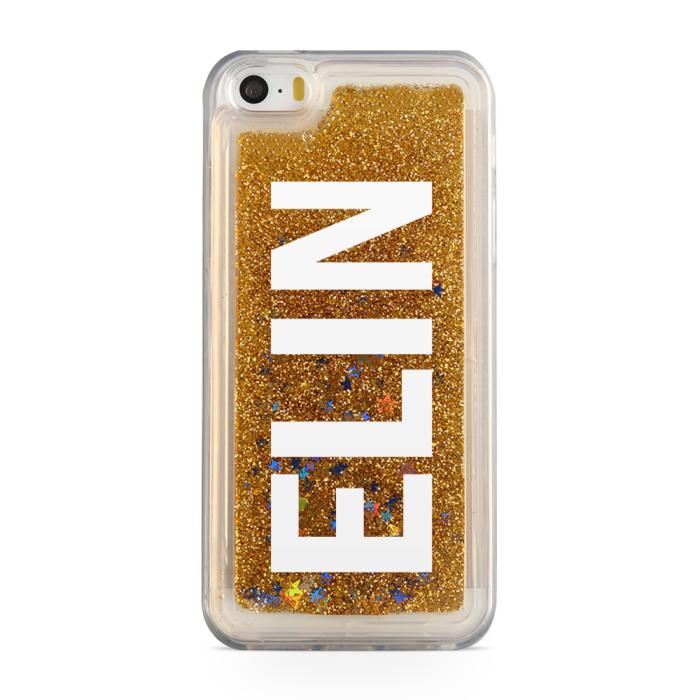 UTGATT5 - Designa själv glitter skal till Apple iPhone 5/5S/SE