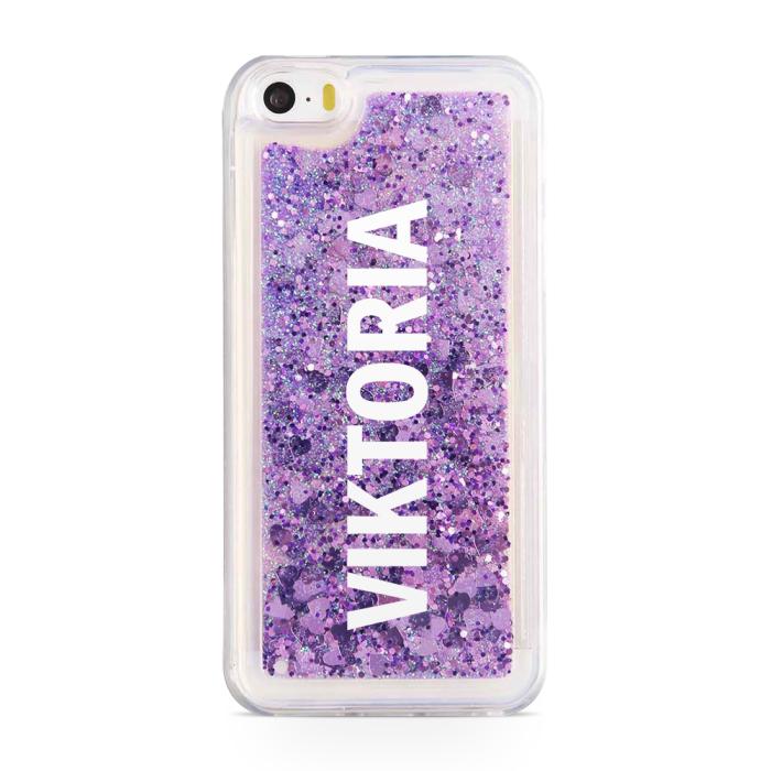 UTGATT5 - Designa själv glitter skal till Apple iPhone 5/5S/SE