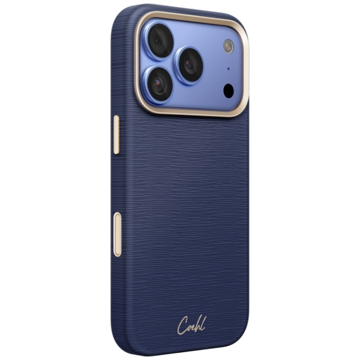 UNIQ - UNIQ Mobilskal För iPhone 18 Pro/17 Pro Coehl Mirelle - Noble Blå