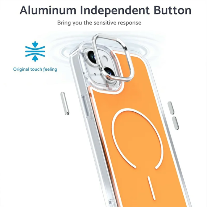 A-One Brand - iPhone 15 Mobilskal Magsafe Electroplated