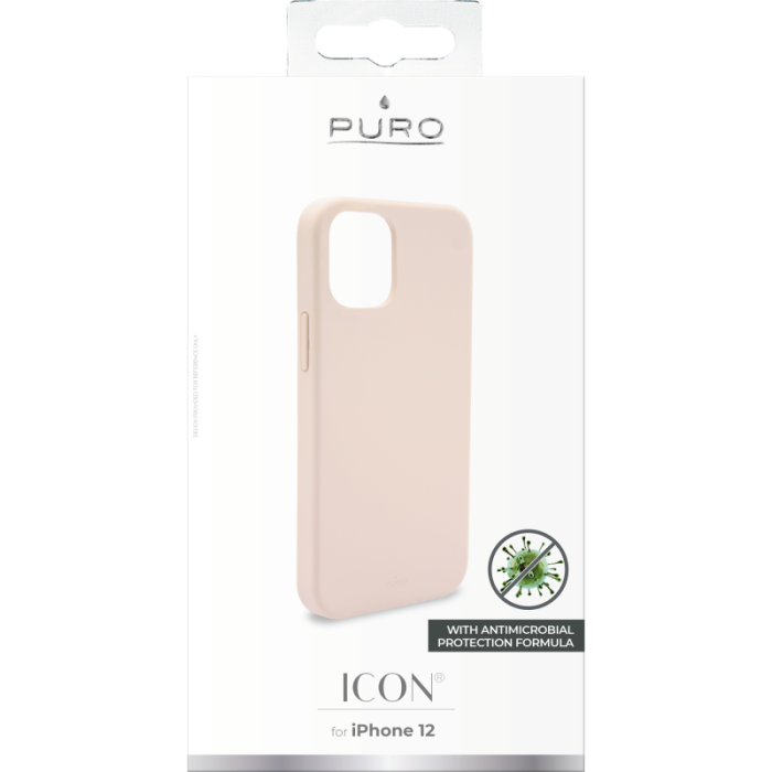 UTGATT5 - Puro Icon Skal iPhone 12 Mini - Rosa