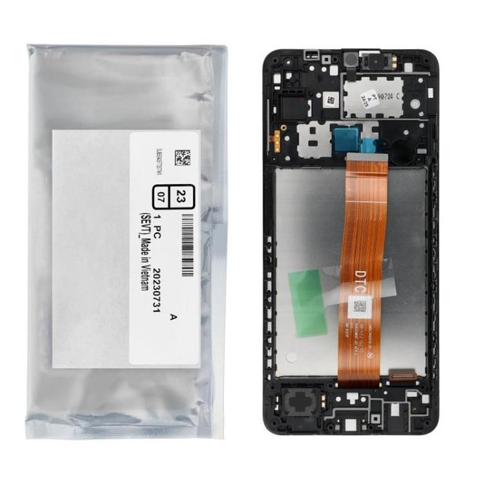 SpareParts - Galaxy A12 Skärm med LCD-display Service Pack A125F GH82-24490A