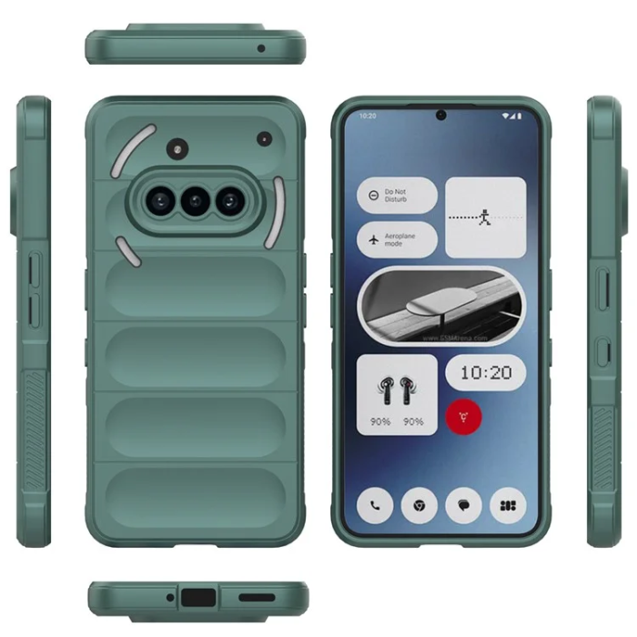 A-One Brand - Nothing Phone (3a) Mobilskal MagSafe Rugged TPU - Grön