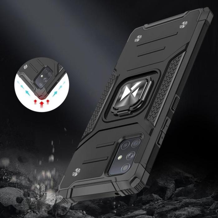 Wozinsky - Wozinsky Ring Armor Skal Galaxy A71 5G - Svart