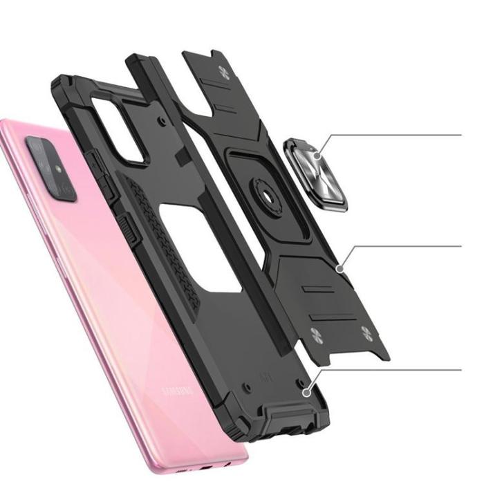 Wozinsky - Wozinsky Ring Armor Skal Galaxy A71 5G - Svart