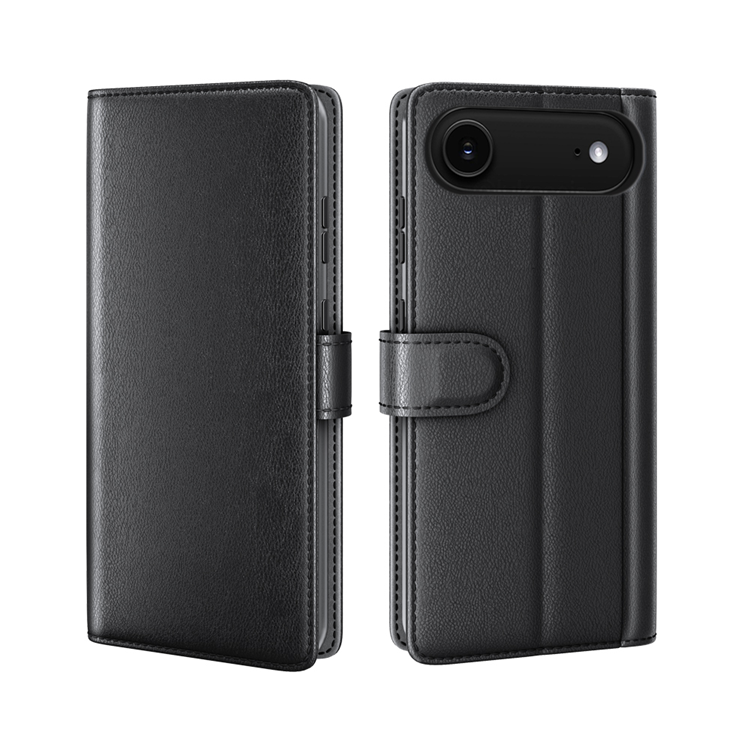 iPhone Air Plånboksfodral Äkta Läder - Svart | 2353 | AlltMobil