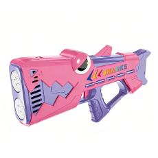 OEM - Barnhaj Elektrisk Bubbelpistol 24 H&aring;l USB Uppladdningsbar - Rosa