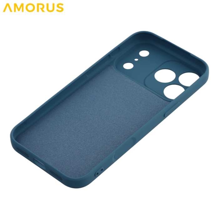 Amorus - AMORUS iPhone 17 Pro Max Mobilskal Precise Cutouts - Sapphire