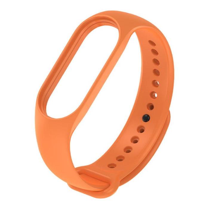 UTGATT1 - Silicone Ersättningsarmband till Xiaomi Smart Band 7 - Orange