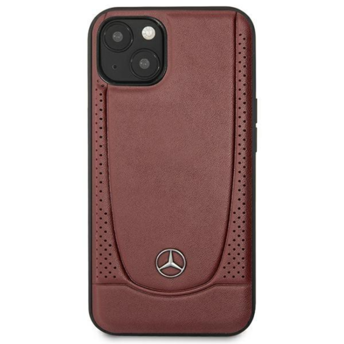 Mercedes - Mercedes iPhone 14 Plus Skal Läder Urban Bengale - Röd