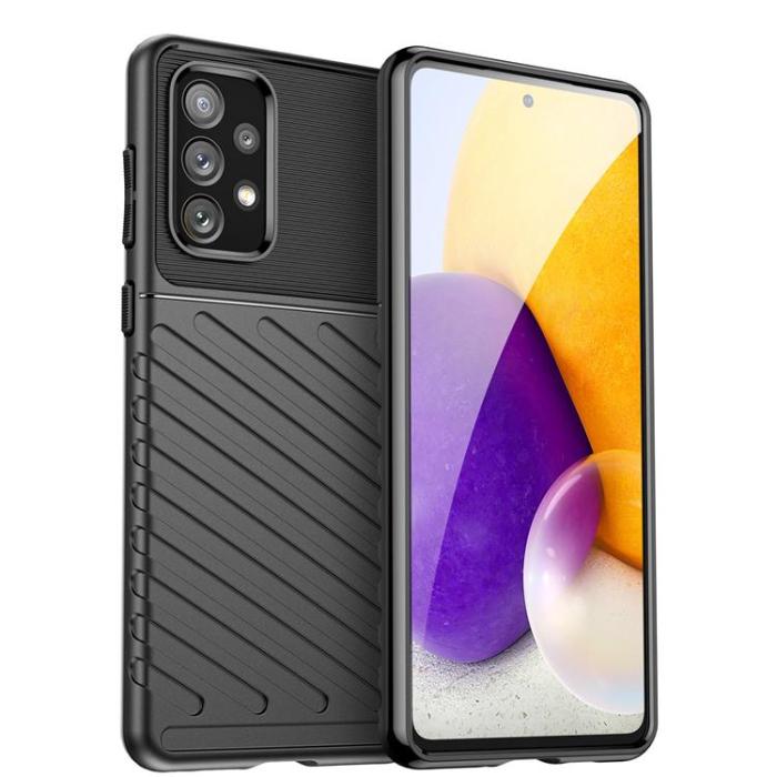 OEM - Galaxy A73 Thunder Flexible Skal - Svart