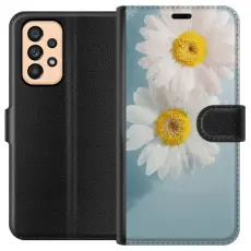 Gustaf - Pl&aring;nboksfodral till Samsung Galaxy A53 5G med Sommarblommor